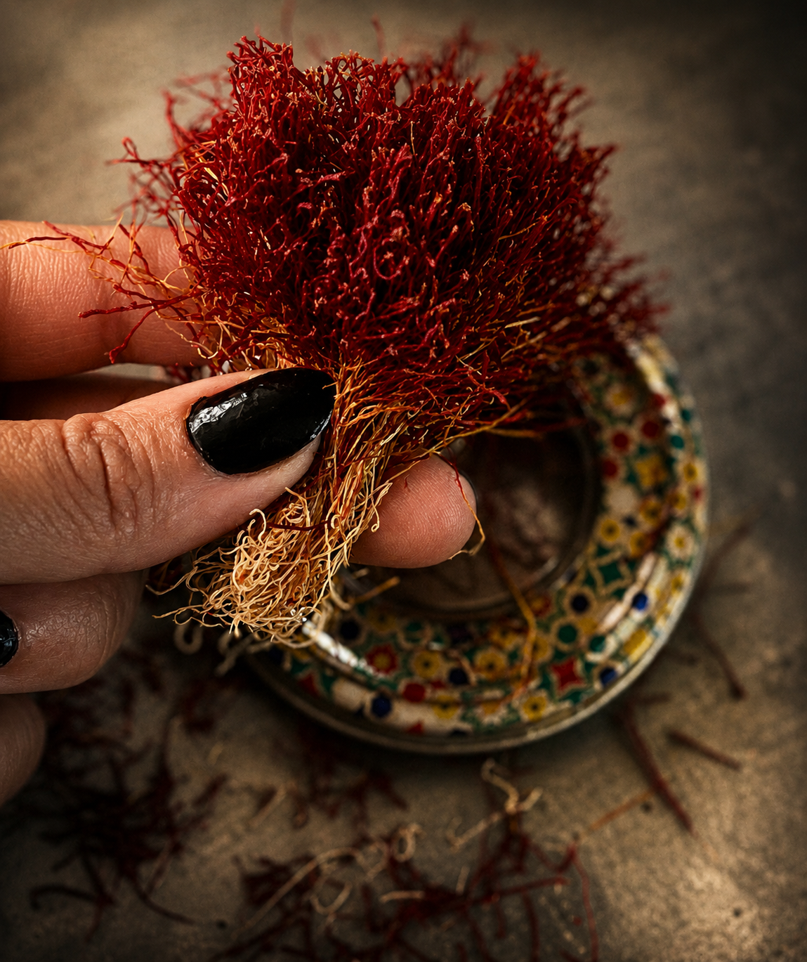 خرید زعفران دخترپیچ (دسته) یک مثقالی اصل رشتخوار با بهترین قیمت/ زعفران غفاری