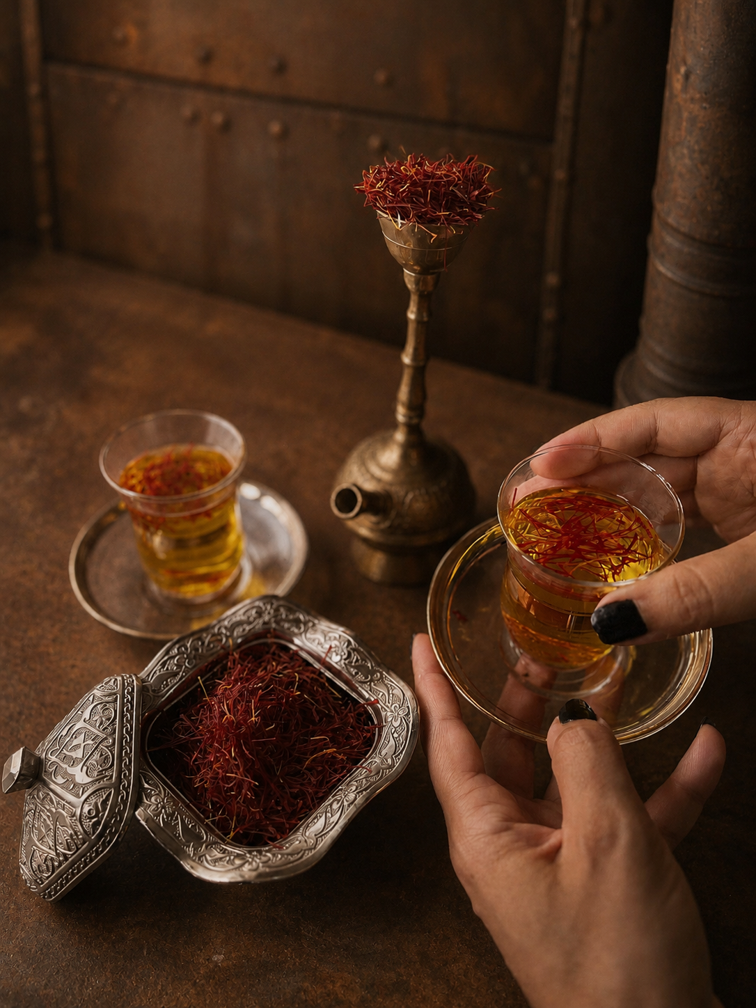 زعفران پوشال نیم مثقالی